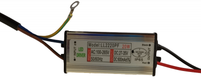 Драйвер для светодиодных светильников   Led Favourite LL2220PF 600mA 20W IP65