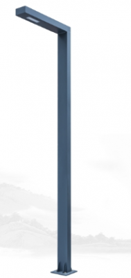  Опора освещения прямоугольного свечения стальная в сборе  Led Favourite JX-LT-GL -15w